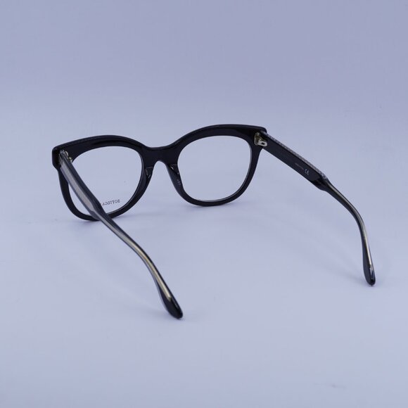 Bottega Veneta BV0241O 001 Eyeglasses Shiny Black 49mm Square Frame - Picture 6 of 9